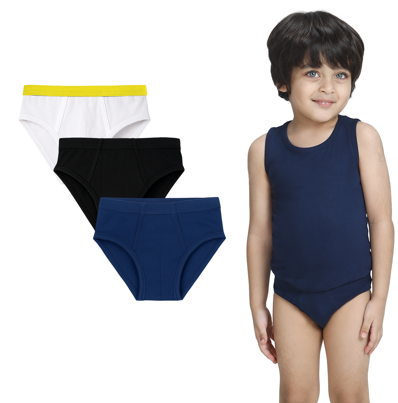 3 Pack Boys Bamboo Briefs