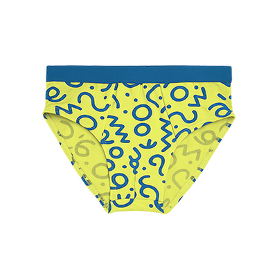 Lime Doodle Brief