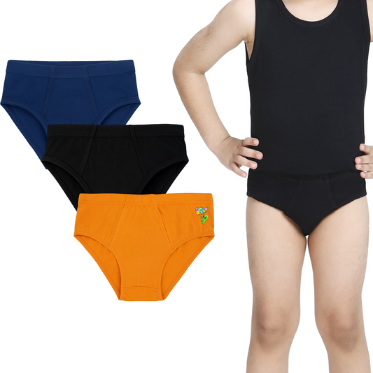 3 Pack Boys Bamboo Briefs