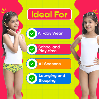 3 Pack Girls Bamboo Camisoles