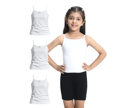 3 Pack Girls Bamboo Camisoles