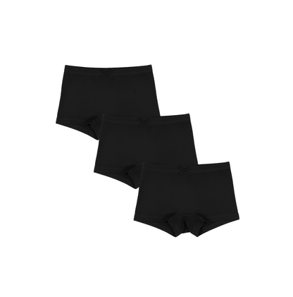 3 Pack Girls Bamboo BoyShorts