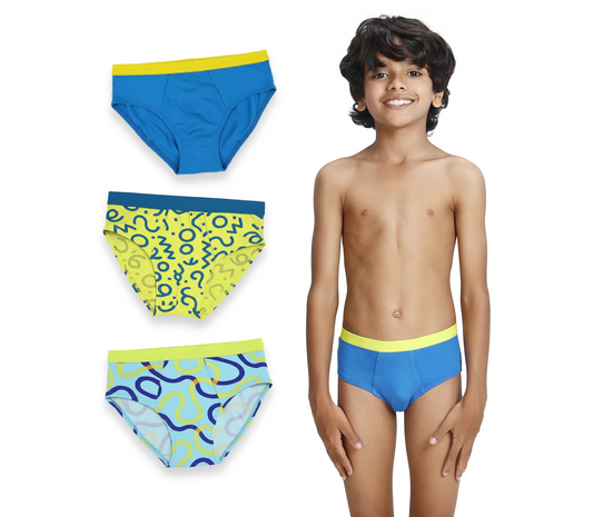 3 Pack Boys Bamboo Briefs