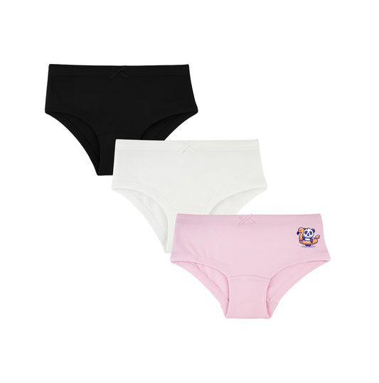 3 Pack Girls Bamboo Hipsters