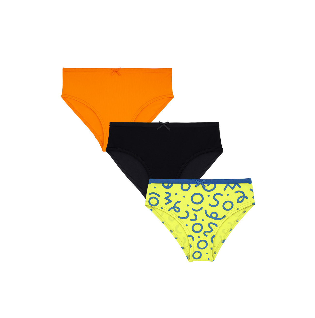 3 Pack Girls Bamboo Panties