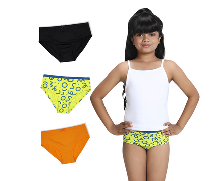 3 Pack Girls Bamboo Panties