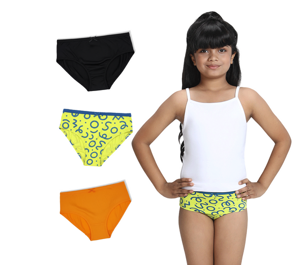 3 Pack Girls Bamboo Panties