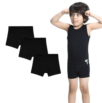 3 Pack Boys Bamboo Trunks