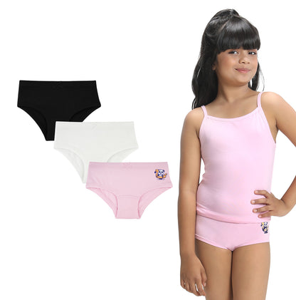 3 Pack Girls Bamboo Hipsters