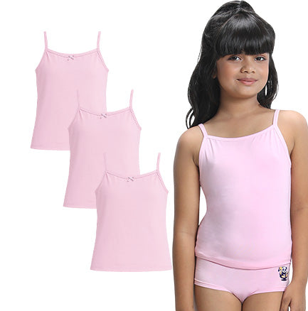 3 Pack Girls Bamboo Camisoles