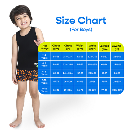 3 Pack Boys Bamboo Vests