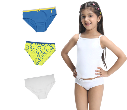 3 Pack Girls Bamboo Panties