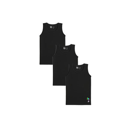 3 Pack Boys Bamboo Vests