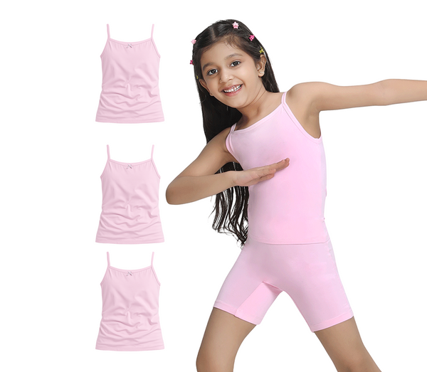 3 Pack Girls Bamboo Camisoles