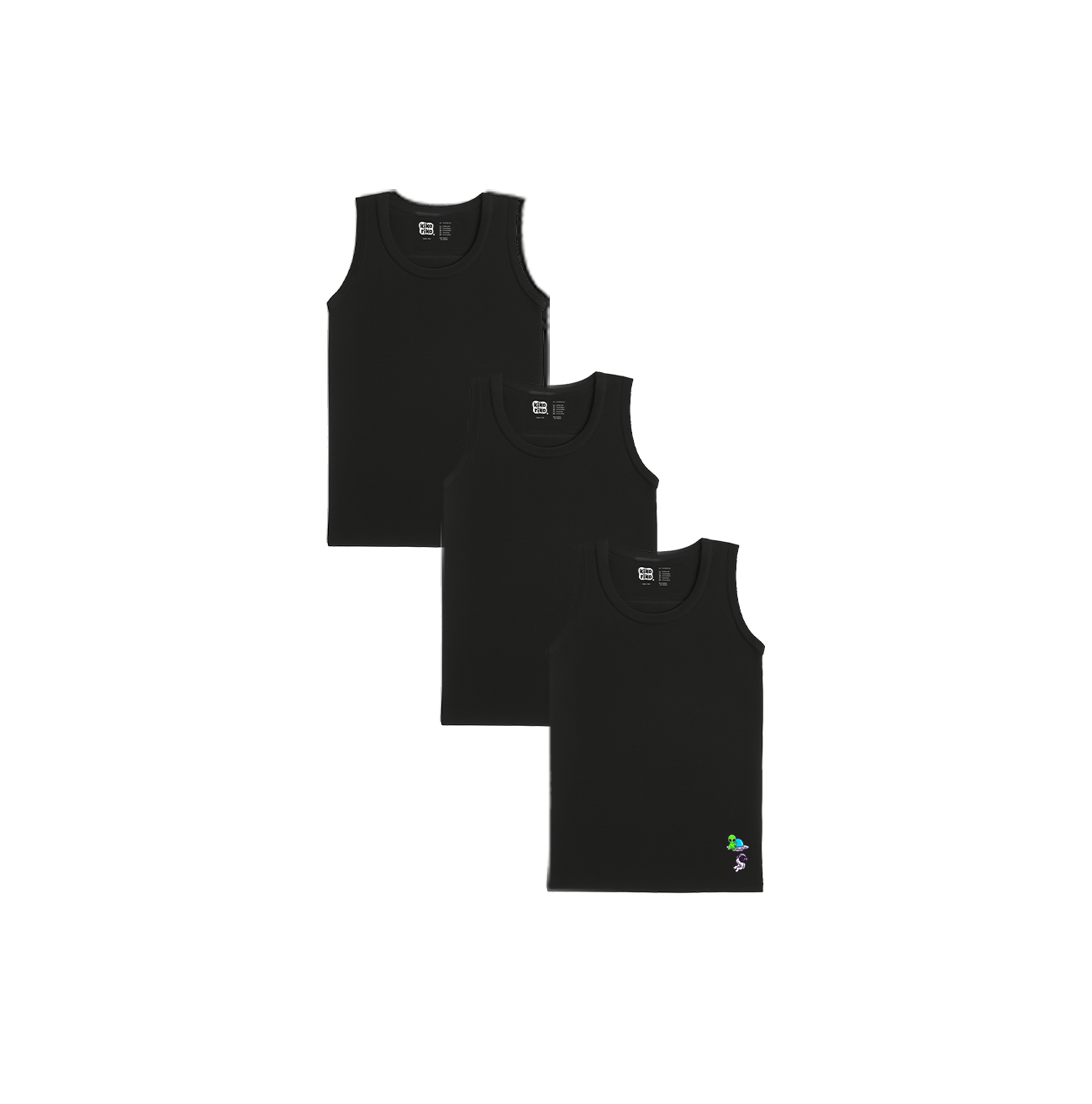 3 Pack Boys Bamboo Vests