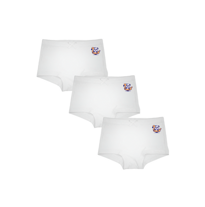 3 Pack Girls Bamboo BoyShorts