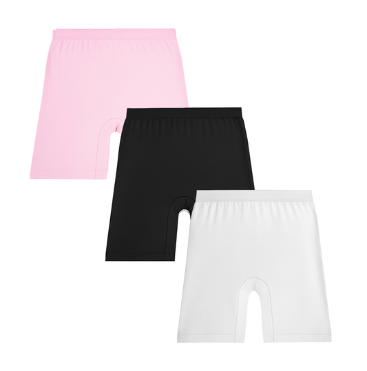 3 Pack Girls Bamboo Inner Shorts