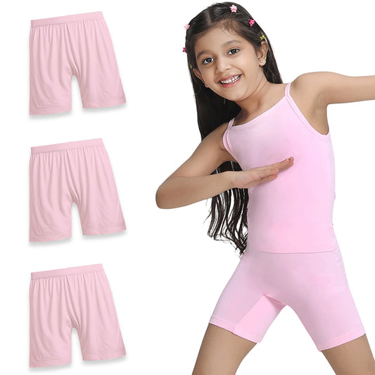 3 Pack Girls Bamboo Inner Shorts