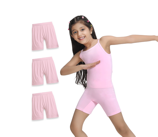 3 Pack Girls Bamboo Inner Shorts