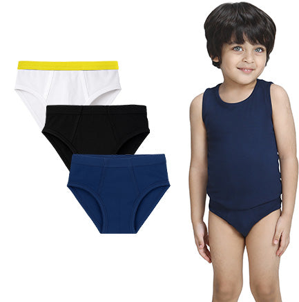 3 Pack Boys Bamboo Briefs