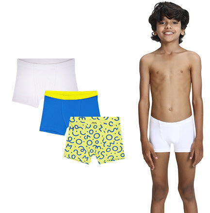 3 Pack Boys Bamboo Trunks