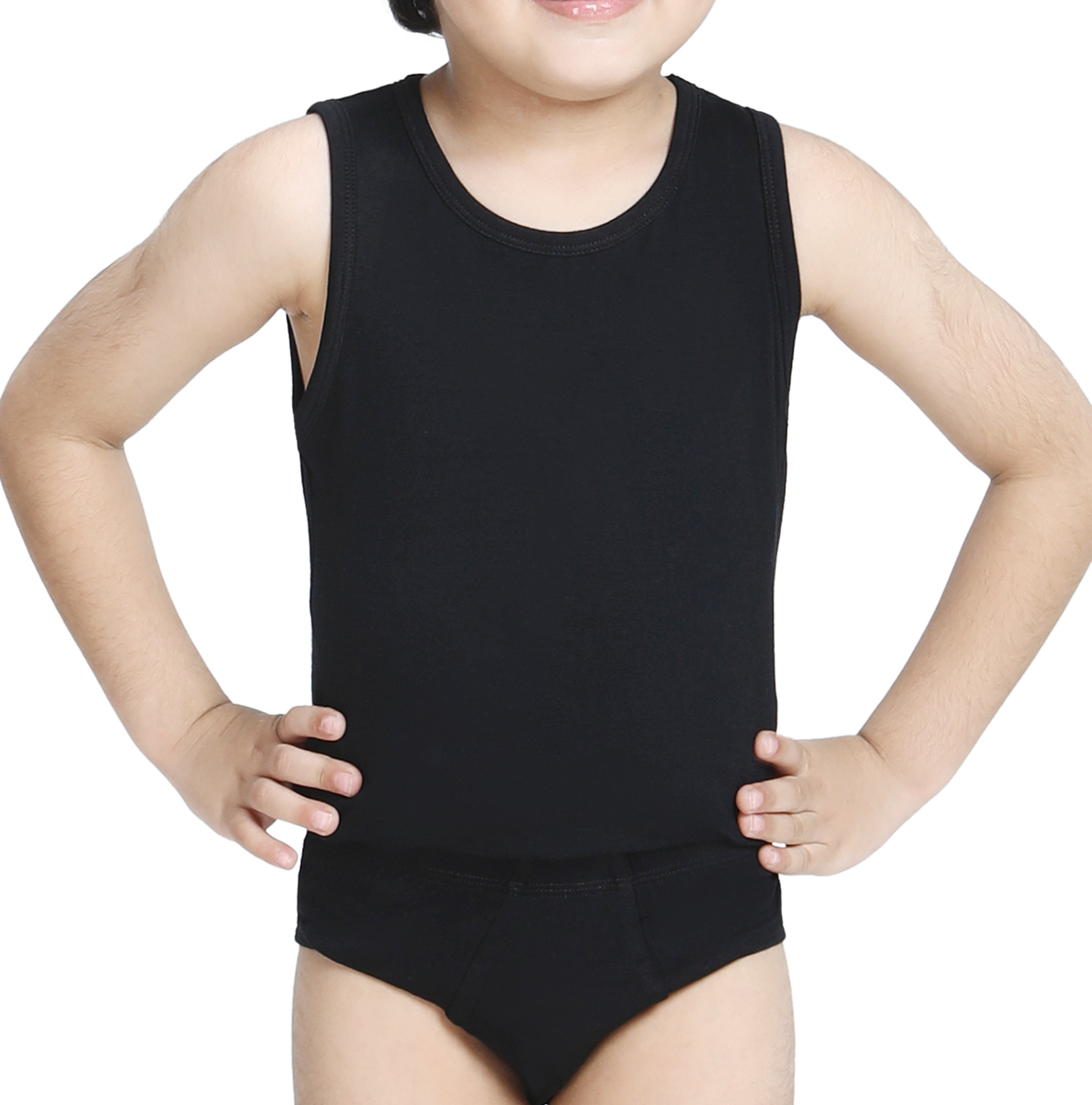 3 Pack Boys Bamboo Vests