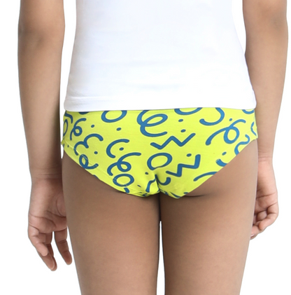 3 Pack Girls Bamboo Hipsters
