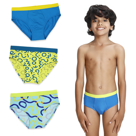 3 Pack Boys Bamboo Briefs