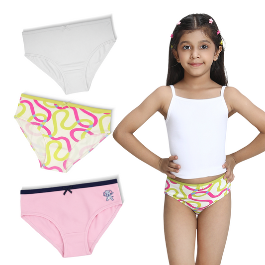 3 Pack Girls Bamboo Panties