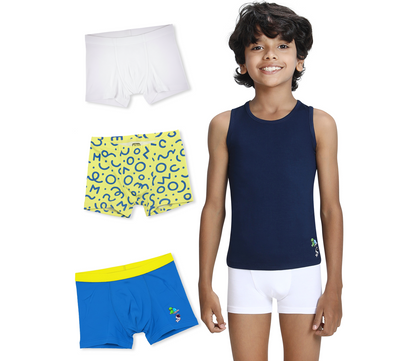 3 Pack Boys Bamboo Trunks