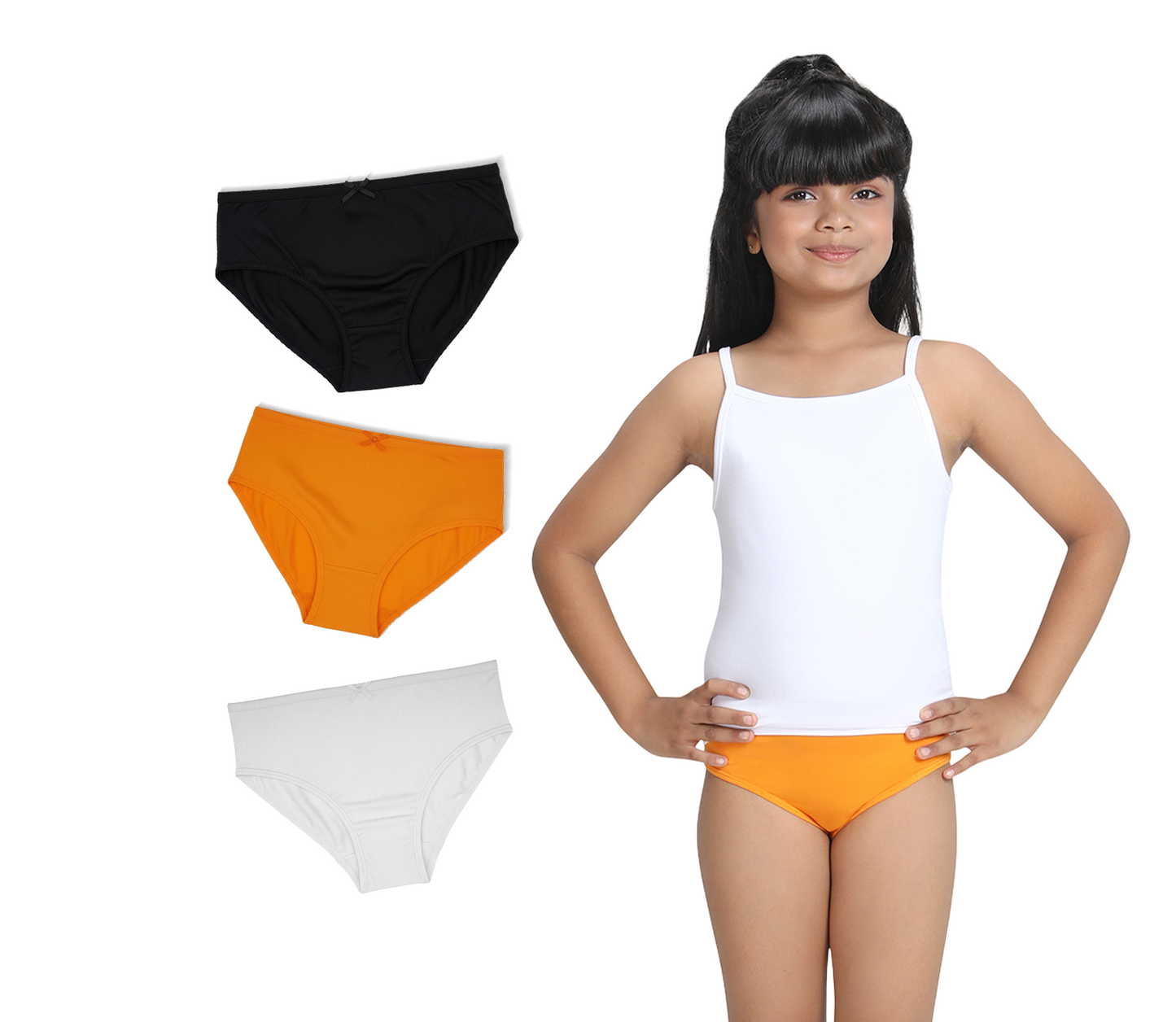 3 Pack Girls Bamboo Panties