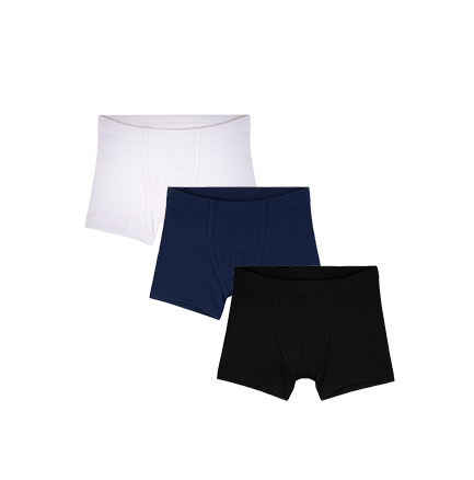 3 Pack Boys Bamboo Trunks