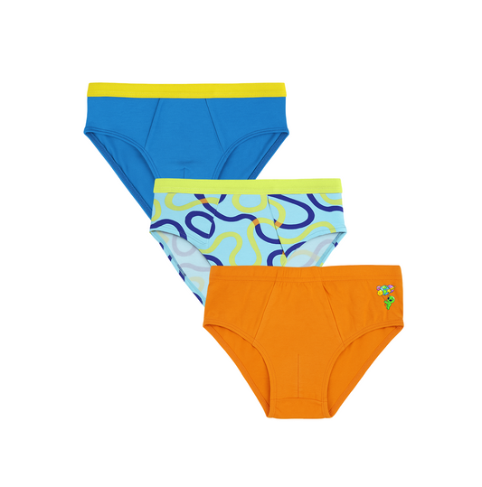 3 Pack Boys Bamboo Briefs