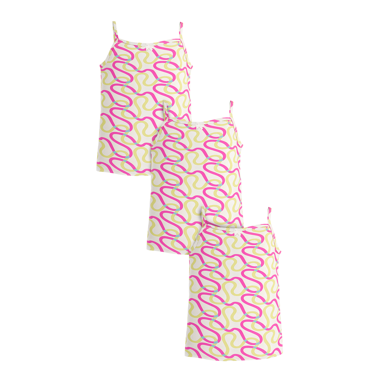 3 Pack Girls Bamboo Camisoles