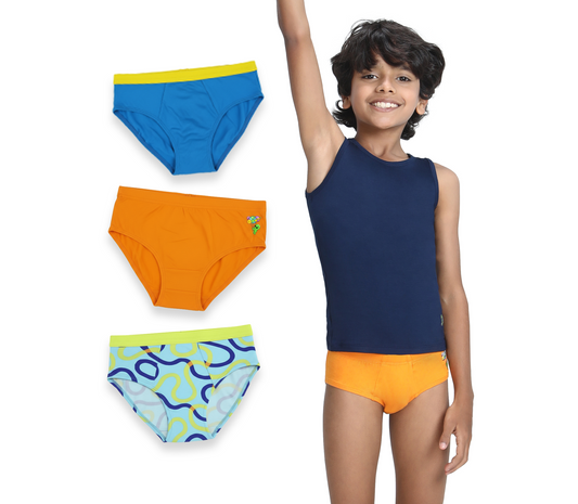 3 Pack Boys Bamboo Briefs