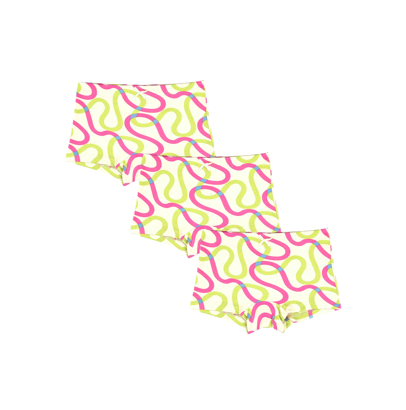 3 Pack Girls Bamboo BoyShorts