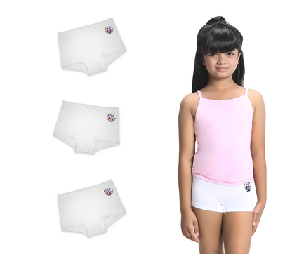 3 Pack Girls Bamboo BoyShorts