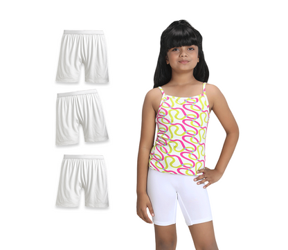 3 Pack Girls Bamboo Inner Shorts