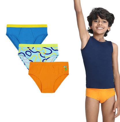 3 Pack Boys Bamboo Briefs