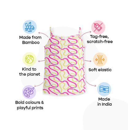 3 Pack Girls Bamboo Camisoles