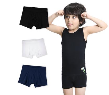 3 Pack Boys Bamboo Trunks