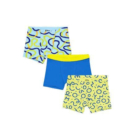 3 Pack Boys Bamboo Trunks