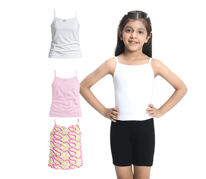 3 Pack Girls Bamboo Camisoles
