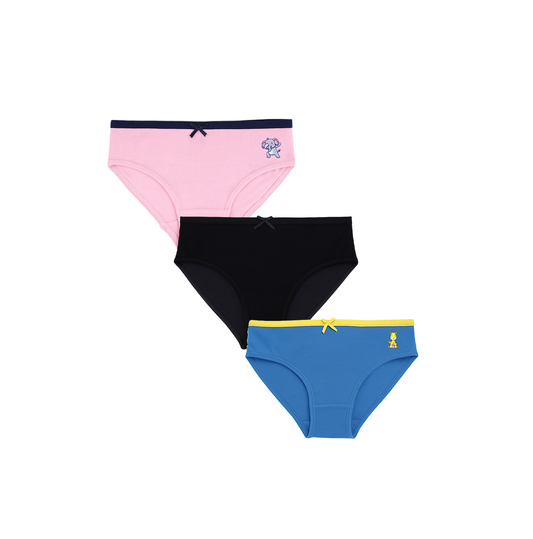 3 Pack Girls Bamboo Panties