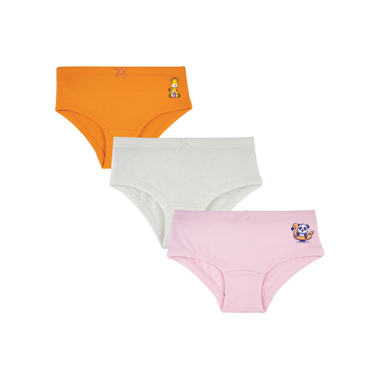 3 Pack Girls Bamboo Hipsters