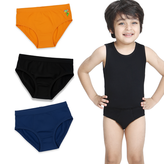 3 Pack Boys Bamboo Briefs
