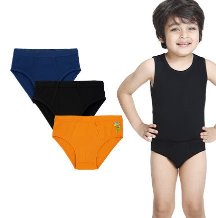 3 Pack Boys Bamboo Briefs