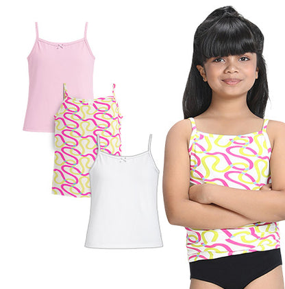 3 Pack Girls Bamboo Camisoles