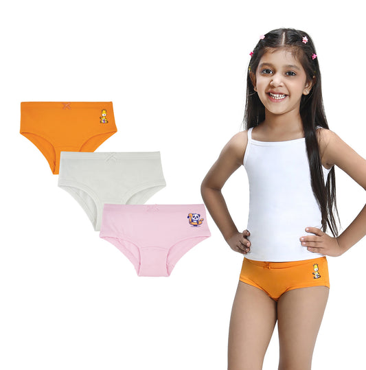 3 Pack Girls Bamboo Hipsters