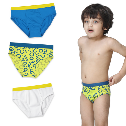 3 Pack Boys Bamboo Briefs